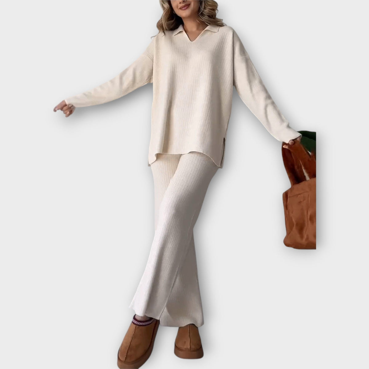 Conjunto con Línea Suelta y Diseño Minimalista