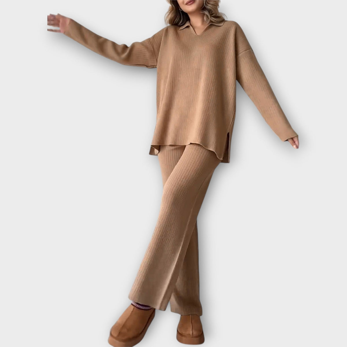 Conjunto con Línea Suelta y Diseño Minimalista