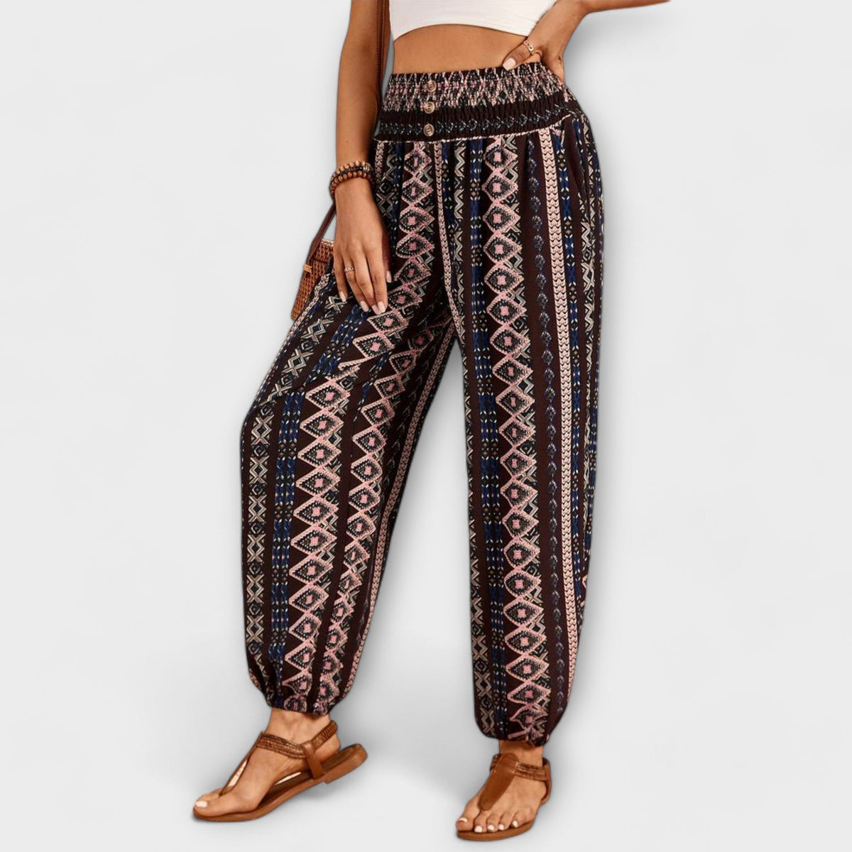 Pantalón con Diseño Etnográfico