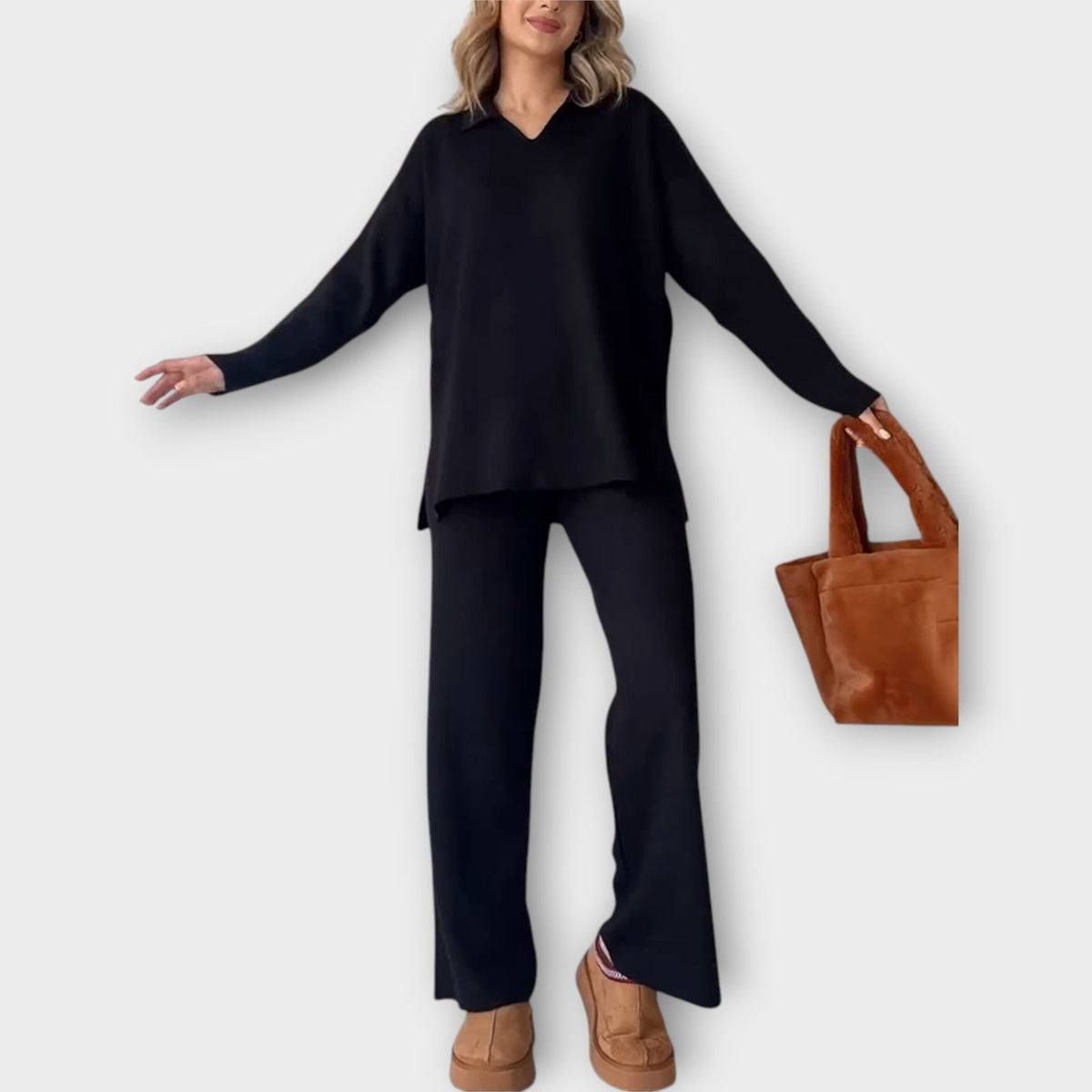 Conjunto con Línea Suelta y Diseño Minimalista