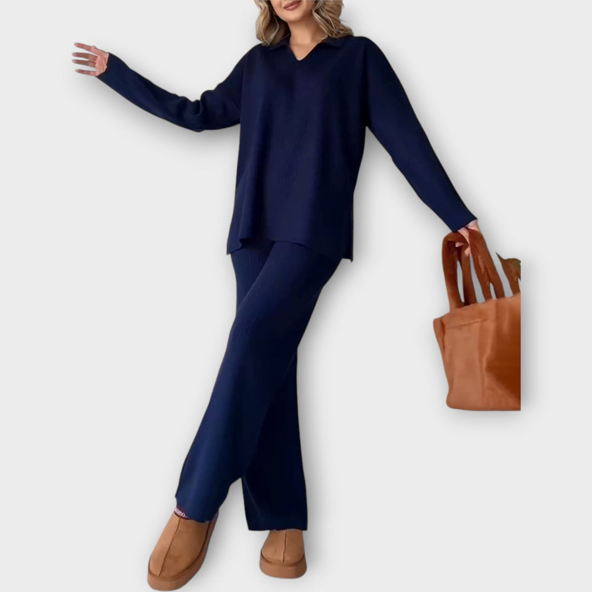 Conjunto con Línea Suelta y Diseño Minimalista
