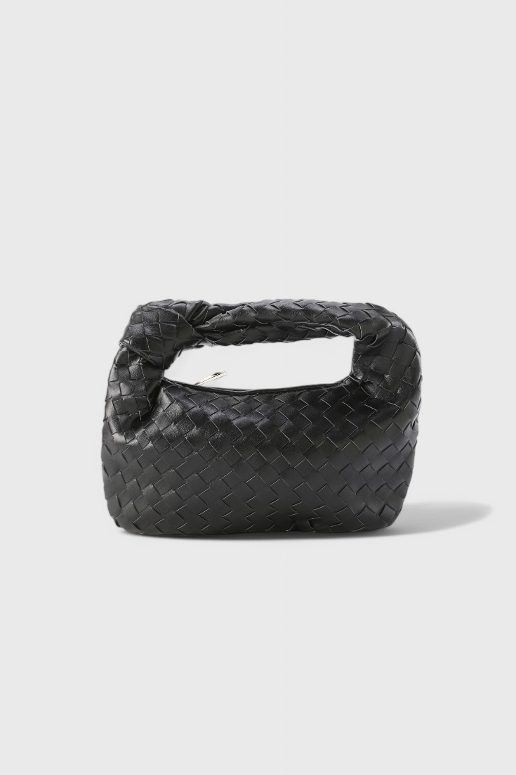 Bolso Satchel Mini Woven Sage