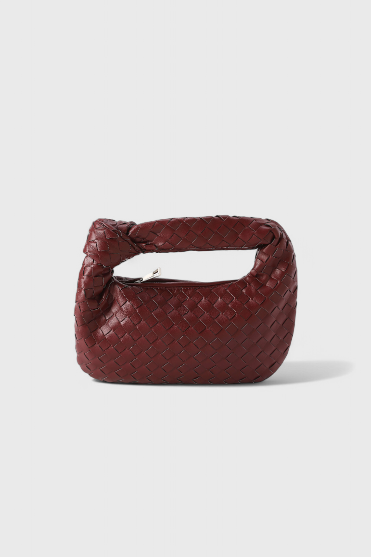 Bolso Satchel Mini Woven Sage