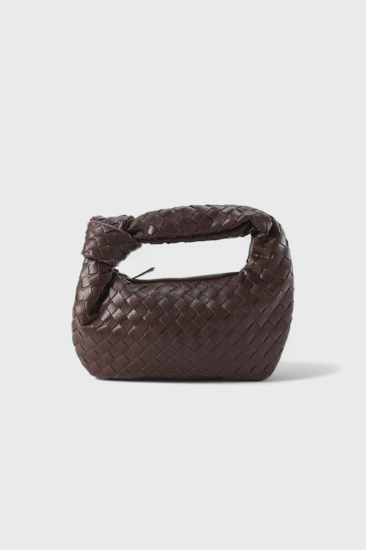 Bolso Satchel Mini Woven Sage