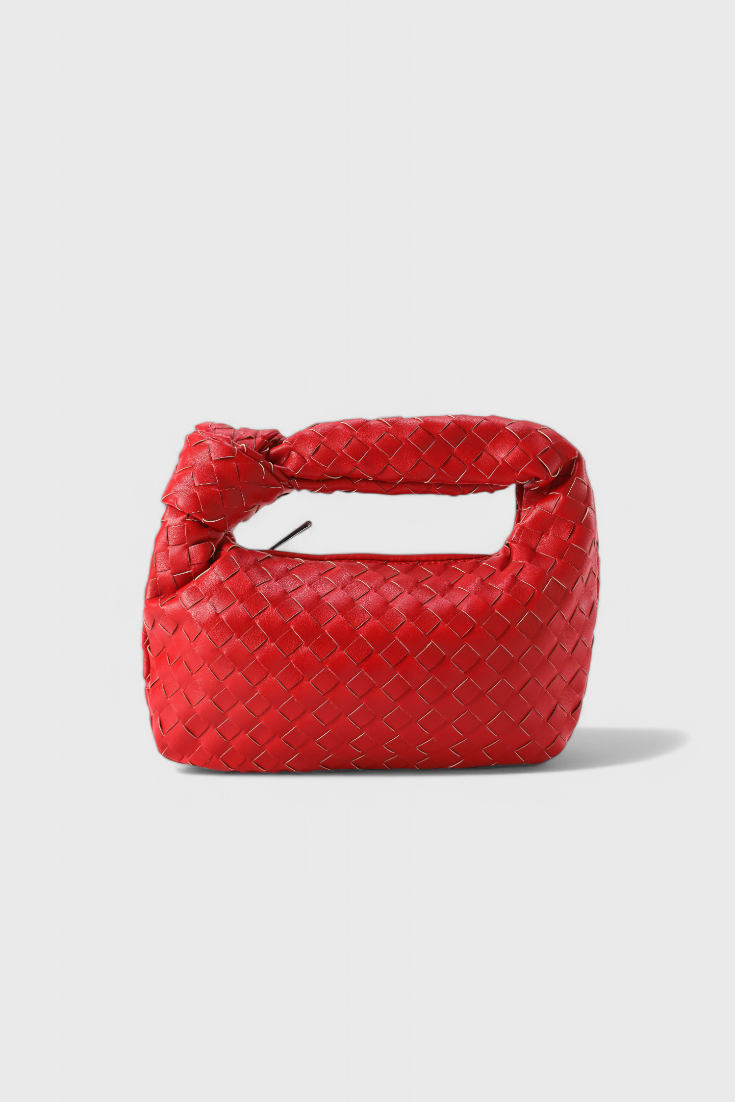 Bolso Satchel Mini Woven Sage